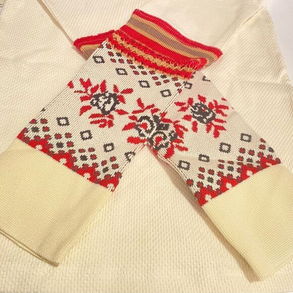 🛍️Free People Women’s Mikah layering cuff combo Top Size :Small Long Sleeve 💥 - Picture 3 of 9